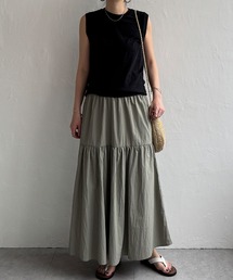 LBC | ナイロンワッシャーギャザースカート(スカート)