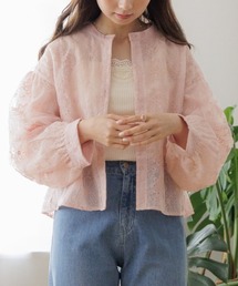 flower | バンドカラーバルーンブラウス2(シャツ/ブラウス)