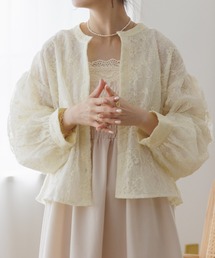 flower | バンドカラーバルーンブラウス2(シャツ/ブラウス)