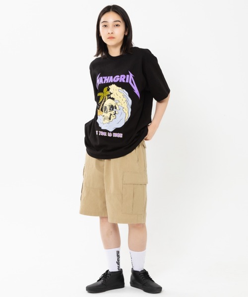 セール】『mahagrid/マハグリッド』SKULL WAVE TEE/スカル