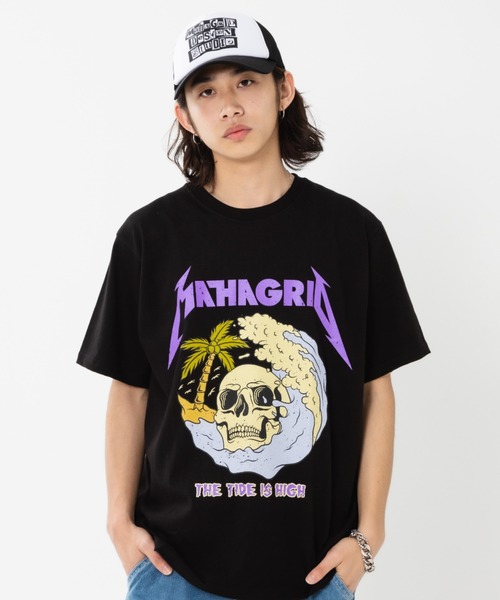 【mahagrid】23SS★ SKULL WAVE TEE mahagrid/マハグリッド』SKULL WAVE TEE/スカルウエーブ 半袖
