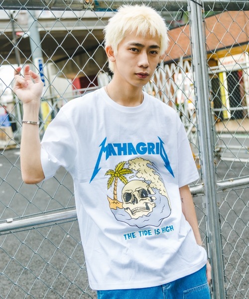 【mahagrid】23SS★ SKULL WAVE TEE mahagrid/マハグリッド』SKULL WAVE TEE/スカルウエーブ 半袖