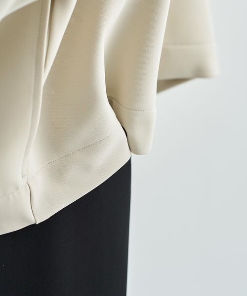 N.HOOLYWOOD(N.ハリウッド)の「STUDIOUS別注 TRACK JKT 098 FAB(ブルゾン・メンズ・ブラック/グレイッシュベージュ・36/38)」の14枚目の写真