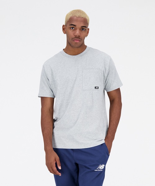 Tシャツ・カットソー New Balance UNI NB BOY NATURE  SHORT SLEEVE T-SHIRT SE org.jpg
