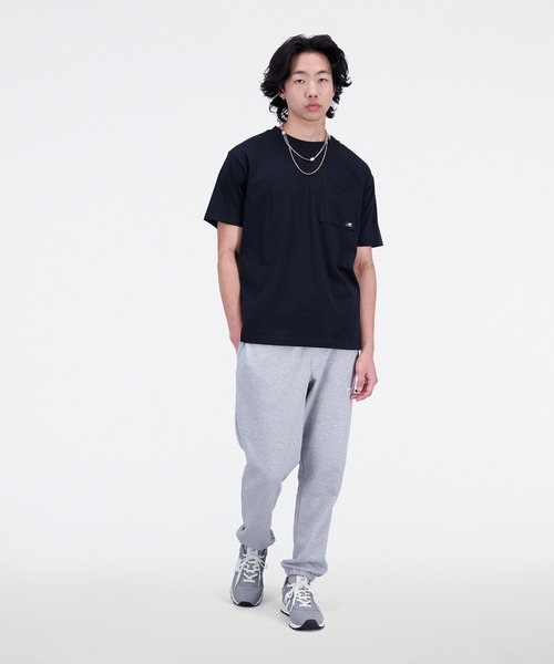 Tシャツ・カットソー New Balance UNI NB BOY NATURE  SHORT SLEEVE T-SHIRT SE org.jpg