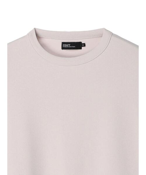 CRAFT STANDARD BOUTIQUE（クラフトスタンダードブティック）の「梨地カットラウンドヘムフェイクレイヤードTEE（Tシャツ/カットソー・メンズ・ライトグレー/ブラック/ブルー・M/L/XL）」の5枚目の写真