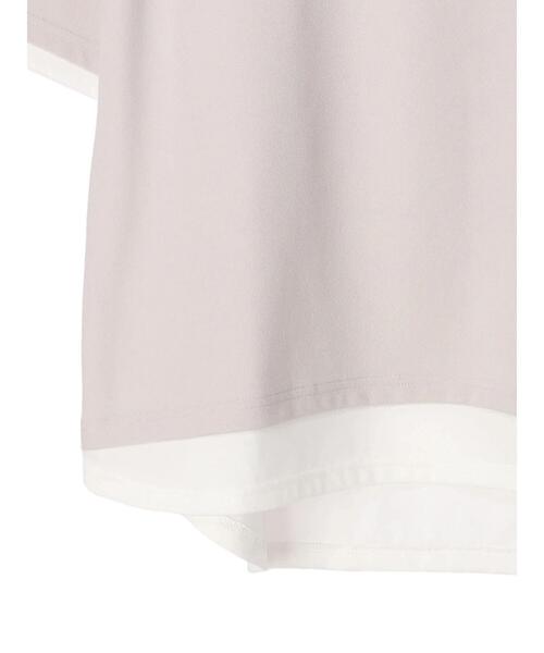 CRAFT STANDARD BOUTIQUE（クラフトスタンダードブティック）の「梨地カットラウンドヘムフェイクレイヤードTEE（Tシャツ/カットソー・メンズ・ライトグレー/ブラック/ブルー・M/L/XL）」の19枚目の写真
