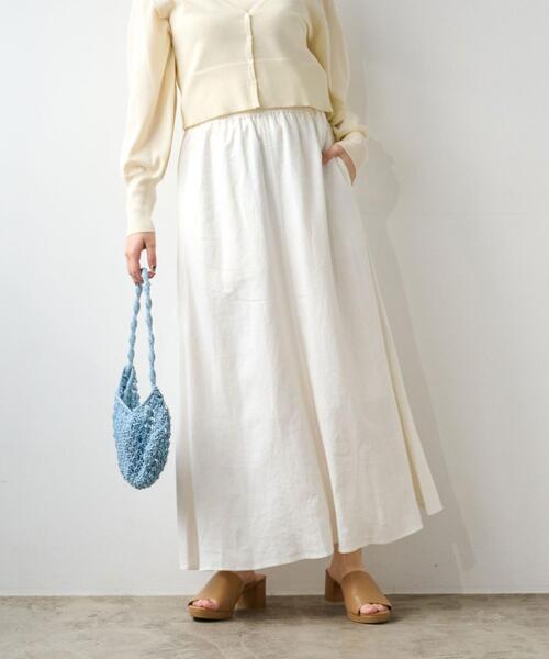 リネンマーメイドスカート green label relaxing（グリーンレーベルリラクシング）の「［size