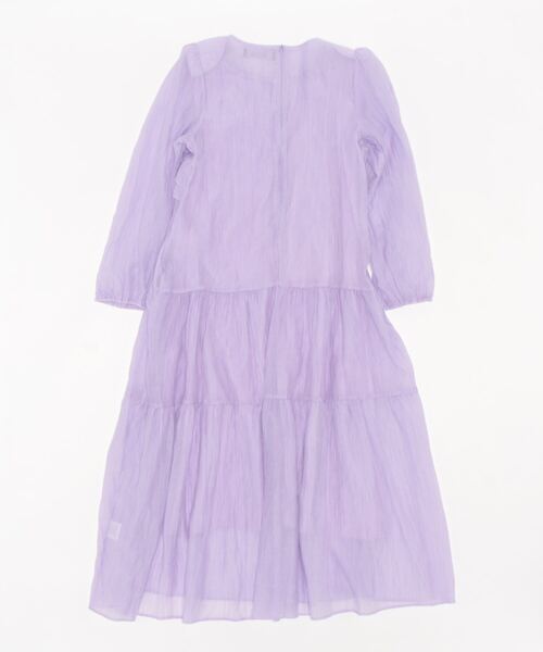 Dita Muaj.（ディータムアージュ）の「ワッシャーシフォン ロングワンピース（ワンピース・レディース・ホワイト/ラベンダー・FREE）」の8枚目の写真