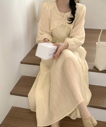 Dita Muaj. | ワッシャーシフォン ロングワンピース(ワンピース)