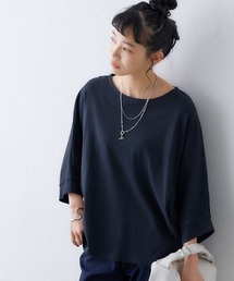 綿１００％バスクドルマントップス（７分袖）