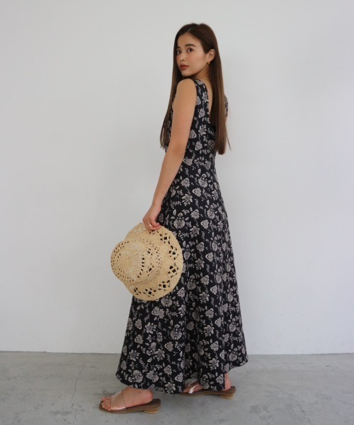 TRUNC（トランクエイティーエイト）の「Center Tuck Flare Dress（ワンピース・レディース・テラコッタ/ブラック系その他・FREE）」の16枚目の写真