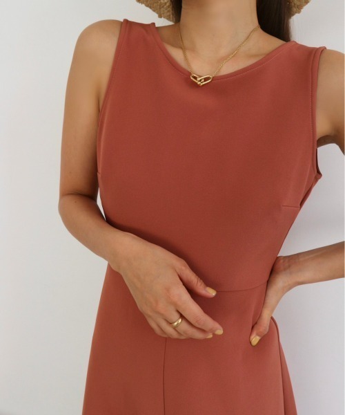 TRUNC（トランクエイティーエイト）の「Center Tuck Flare Dress（ワンピース・レディース・テラコッタ/ブラック系その他・FREE）」の17枚目の写真