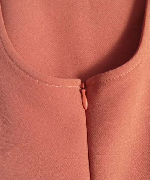 TRUNC（トランクエイティーエイト）の「Center Tuck Flare Dress（ワンピース・レディース・テラコッタ/ブラック系その他・FREE）」の12枚目の写真