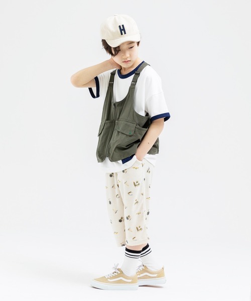 JAM & LINK(ジャムアンドリンク)の「ストレッチドライ ベスト(ベスト・キッズ・カーキ/ブラック・100-120/L:130-150cm)」の13枚目の写真