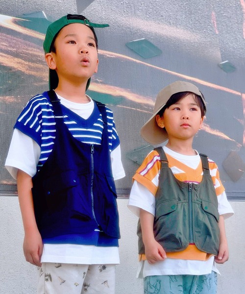 JAM & LINK(ジャムアンドリンク)の「ストレッチドライ ベスト(ベスト・キッズ・カーキ/ブラック・100-120/L:130-150cm)」の22枚目の写真
