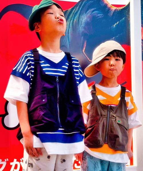 JAM & LINK(ジャムアンドリンク)の「ストレッチドライ ベスト(ベスト・キッズ・カーキ/ブラック・100-120/L:130-150cm)」の21枚目の写真