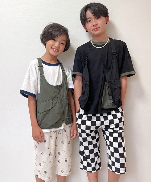 JAM & LINK(ジャムアンドリンク)の「ストレッチドライ ベスト(ベスト・キッズ・カーキ/ブラック・100-120/L:130-150cm)」の14枚目の写真