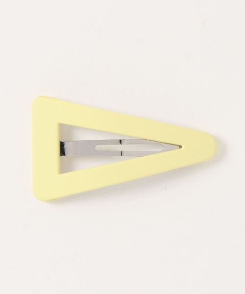 bibmilk（ビブミルク）の「BIBMILK TRIANGLE FLAME PIN（ヘアピン・キッズ・イエロー/グリーン/ピンク/ホワイト/コーラルピンク/キナリ/フューシャピンク/パープル/ブルー/ライトブルー・ONE SIZE）」の7枚目の写真