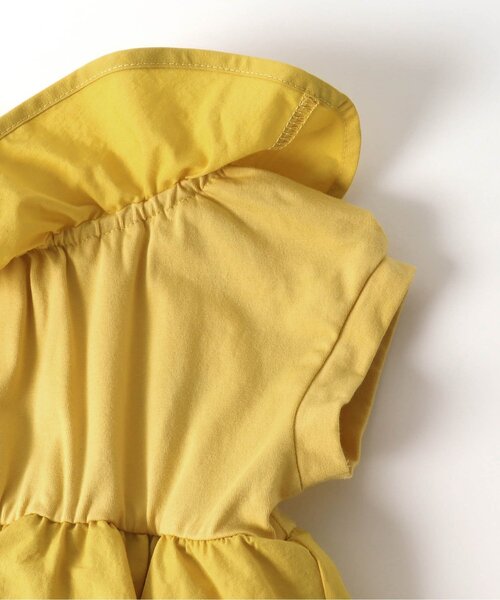 Ampersand（アンパサンド）の「【premier】ペプラムワンピロンパース（ロンパース・キッズ・レッド/アイボリー/イエロー・60/70/80）」の5枚目の写真