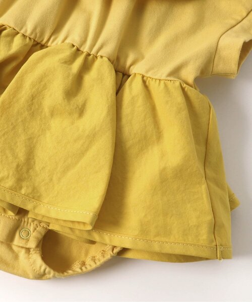 Ampersand（アンパサンド）の「【premier】ペプラムワンピロンパース（ロンパース・キッズ・レッド/アイボリー/イエロー・60/70/80）」の10枚目の写真