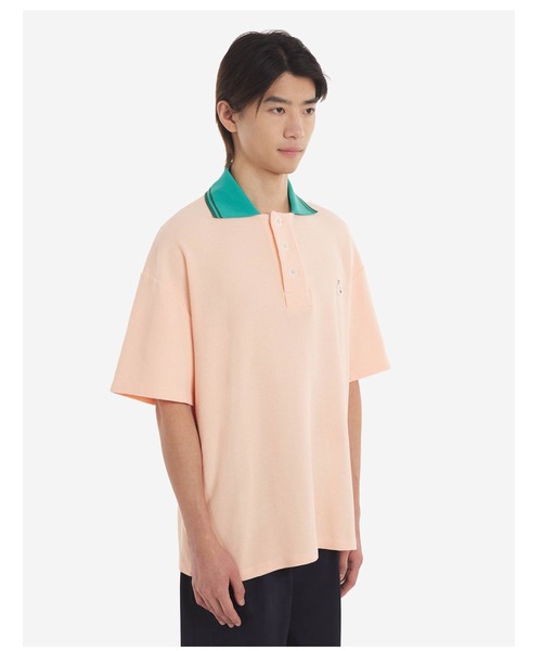 戸*丈様 新品 メゾンキツネ TONAL FOX HEAD PATCH POLO Maison Kitsune（メゾンキツネ）の「TONAL FOX HEAD PATCH POLO