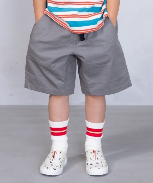 Life Support Products（ライフサポートプロダクツ）の「リップストップクライミングショートパンツ(80～150cm)（その他パンツ・キッズ・オリーブ/サーモンピンク/ブルー/グリーン・130/95/110/120/90/80/150/100/140）」の2枚目の写真