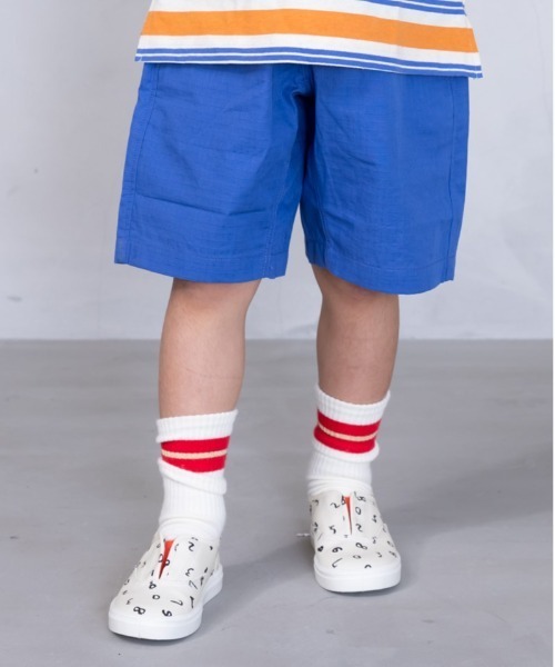 Life Support Products（ライフサポートプロダクツ）の「リップストップクライミングショートパンツ(80～150cm)（その他パンツ・キッズ・オリーブ/サーモンピンク/ブルー/グリーン・130/95/110/120/90/80/150/100/140）」の4枚目の写真