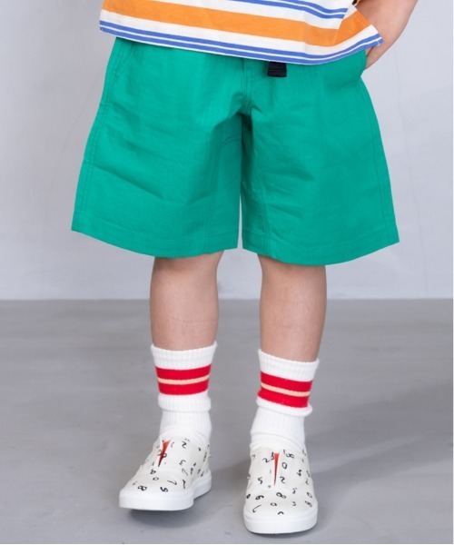 Life Support Products（ライフサポートプロダクツ）の「リップストップクライミングショートパンツ(80～150cm)（その他パンツ・キッズ・オリーブ/サーモンピンク/ブルー/グリーン・130/95/110/120/90/80/150/100/140）」の3枚目の写真