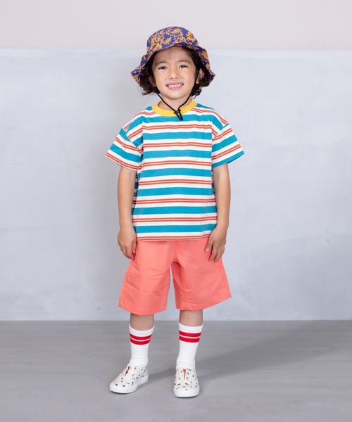 Life Support Products（ライフサポートプロダクツ）の「リップストップクライミングショートパンツ(80～150cm)（その他パンツ・キッズ・オリーブ/サーモンピンク/ブルー/グリーン・130/95/110/120/90/80/150/100/140）」の5枚目の写真