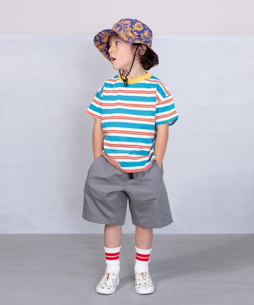 Life Support Products（ライフサポートプロダクツ）の「リップストップクライミングショートパンツ(80～150cm)（その他パンツ・キッズ・オリーブ/サーモンピンク/ブルー/グリーン・130/95/110/120/90/80/150/100/140）」の6枚目の写真