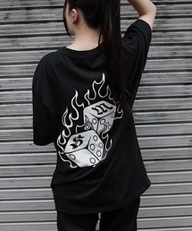 FRUIT OF THE LOOM x MFC STORE DICE FLAME S/S TEE
