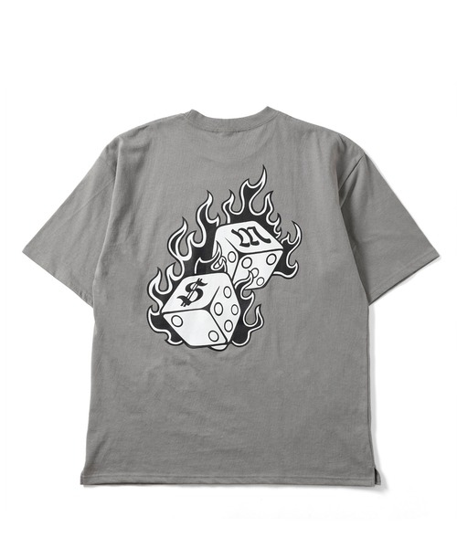 FRUIT OF THE LOOM（フルーツオブザルーム）の「FRUIT OF THE LOOM x MFC STORE DICE FLAME S/S TEE（Tシャツ/カットソー・メンズ・インディゴブルー/サックスブルー/ホワイト/ブラック/グレー系/ピンク系・M/XL/L）」の18枚目の写真