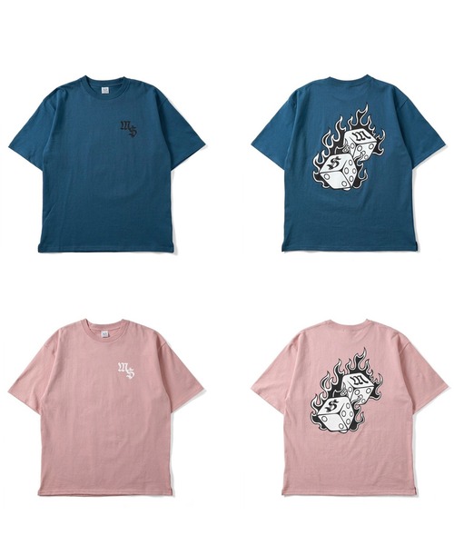 FRUIT OF THE LOOM（フルーツオブザルーム）の「FRUIT OF THE LOOM x MFC STORE DICE FLAME S/S TEE（Tシャツ/カットソー・メンズ・インディゴブルー/サックスブルー/ホワイト/ブラック/グレー系/ピンク系・M/XL/L）」の20枚目の写真