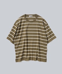 WHITE MAILS(zCgCY)PAPER YARN BORDER KINT PULLOVER T-SHIRT / a{[_[jbgvI[o[yUNISEXz(jbg/Z[^[)