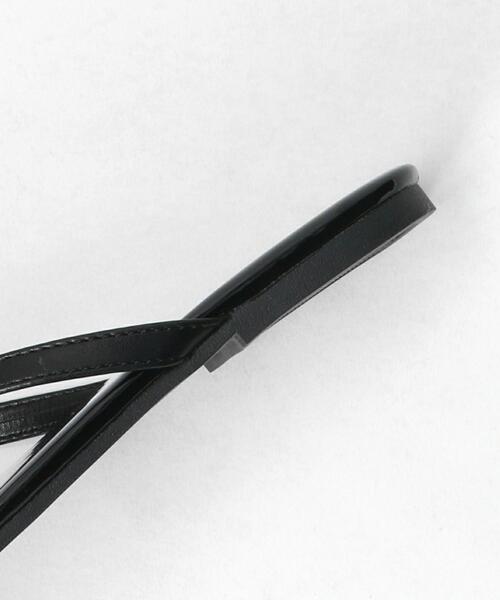 BEAUTY&YOUTH UNITED ARROWS（ビューティーアンドユースユナイテッドアローズ）の「フェイクレザー トングサンダル（サンダル・レディース・ブラック/ターコイズブルー/シルバー・37/35/36/38）」の10枚目の写真