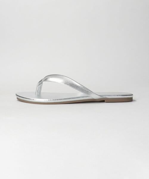 BEAUTY&YOUTH UNITED ARROWS（ビューティーアンドユースユナイテッドアローズ）の「フェイクレザー トングサンダル（サンダル・レディース・ブラック/ターコイズブルー/シルバー・37/35/36/38）」の13枚目の写真