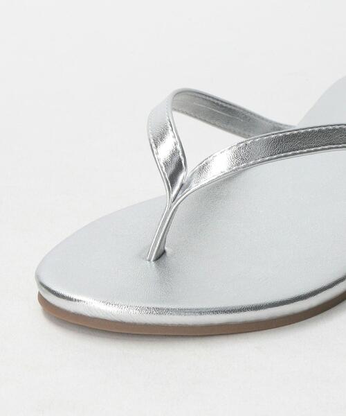 BEAUTY&YOUTH UNITED ARROWS（ビューティーアンドユースユナイテッドアローズ）の「フェイクレザー トングサンダル（サンダル・レディース・ブラック/ターコイズブルー/シルバー・37/35/36/38）」の15枚目の写真