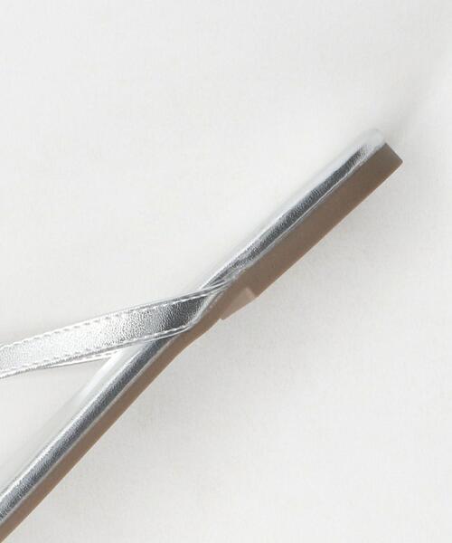 BEAUTY&YOUTH UNITED ARROWS（ビューティーアンドユースユナイテッドアローズ）の「フェイクレザー トングサンダル（サンダル・レディース・ブラック/ターコイズブルー/シルバー・37/35/36/38）」の16枚目の写真