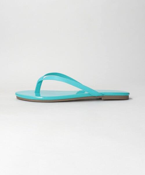 BEAUTY&YOUTH UNITED ARROWS（ビューティーアンドユースユナイテッドアローズ）の「フェイクレザー トングサンダル（サンダル・レディース・ブラック/ターコイズブルー/シルバー・37/35/36/38）」の17枚目の写真