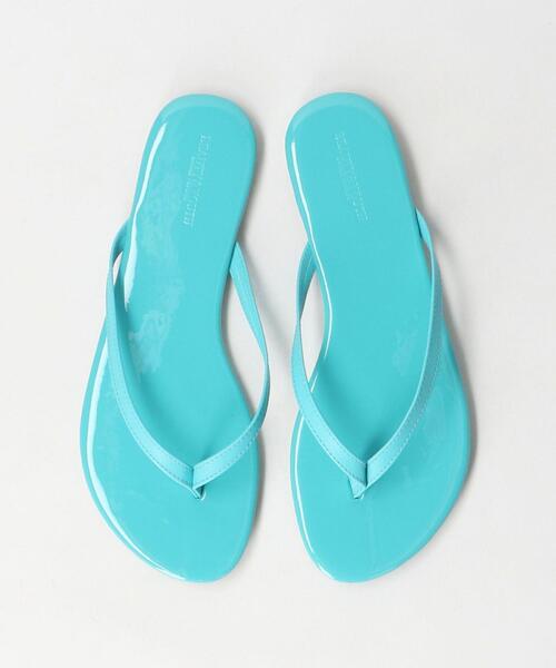 BEAUTY&YOUTH UNITED ARROWS（ビューティーアンドユースユナイテッドアローズ）の「フェイクレザー トングサンダル（サンダル・レディース・ブラック/ターコイズブルー/シルバー・37/35/36/38）」の18枚目の写真