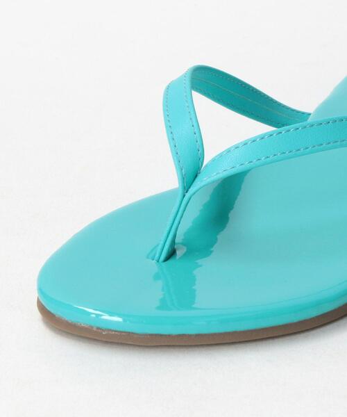 BEAUTY&YOUTH UNITED ARROWS（ビューティーアンドユースユナイテッドアローズ）の「フェイクレザー トングサンダル（サンダル・レディース・ブラック/ターコイズブルー/シルバー・37/35/36/38）」の19枚目の写真