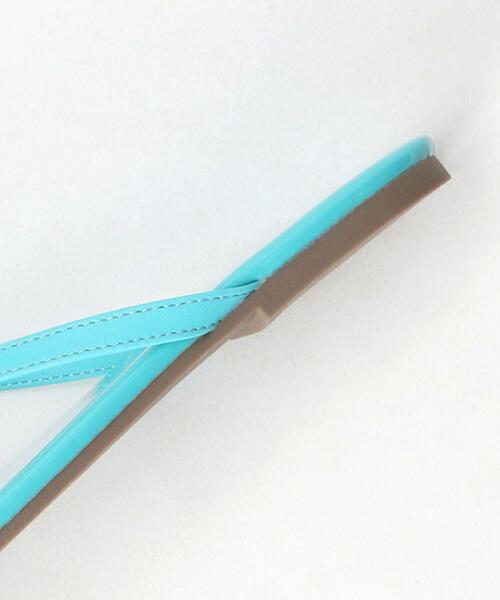 BEAUTY&YOUTH UNITED ARROWS（ビューティーアンドユースユナイテッドアローズ）の「フェイクレザー トングサンダル（サンダル・レディース・ブラック/ターコイズブルー/シルバー・37/35/36/38）」の20枚目の写真