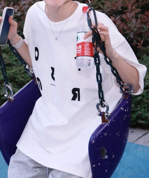 Vipoa(ヴィポア)の「City design logo T-shirt(Tシャツ/カットソー・レディース・ホワイト・FREE)」の9枚目の写真