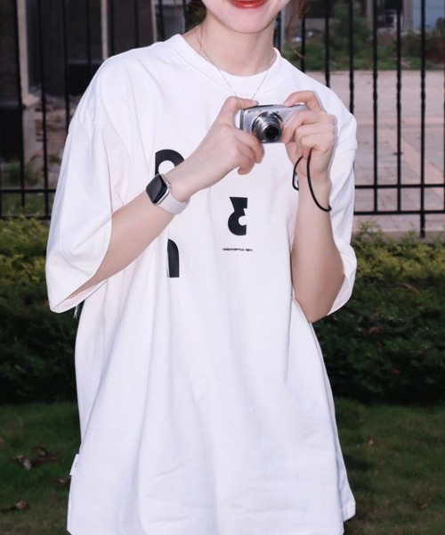 Vipoa(ヴィポア)の「City design logo T-shirt(Tシャツ/カットソー・レディース・ホワイト・FREE)」の8枚目の写真