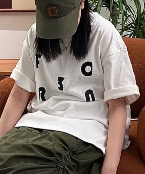 Vipoa(ヴィポア)の「City design logo T-shirt(Tシャツ/カットソー・レディース・ホワイト・FREE)」の5枚目の写真