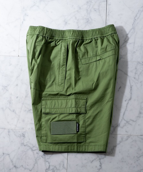 Buffalo Bobs(バッファローボブズ)の「ESERCITO-SHORTS(エジルチト ショーツ)タクティカル カーゴショーツ(カーゴパンツ・メンズ・ホワイト/ブラック/オリーブ・1-2/2-3)」の17枚目の写真