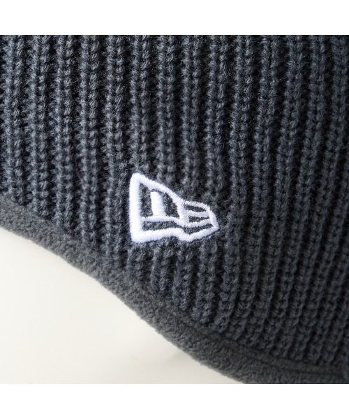 NEW ERA（ニューエラ）の「ニューエラ ニットイヤーウォーマー ヘッドバンド ボアフリースファー（ヘアバンド・メンズ・ブラック/グレー/ブラック系その他・ONE SIZE）」の7枚目の写真
