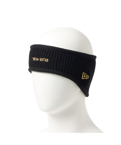 NEW ERA(ニューエラ)の「ニューエラ ニットイヤーウォーマー ヘッドバンド ボアフリースファー(ヘアバンド・メンズ・ブラック/グレー/ブラック系その他/ダークグレー・ONE SIZE)」の6枚目の写真