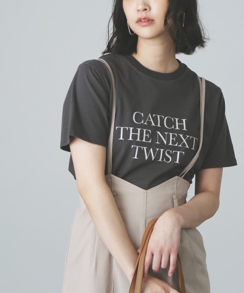 FREE'S MART（フリーズマート）の「◆サンドウォッシュロゴTシャツ（Tシャツ/カットソー・レディース・イエロー/ホワイト/ブラック・FREE）」の4枚目の写真